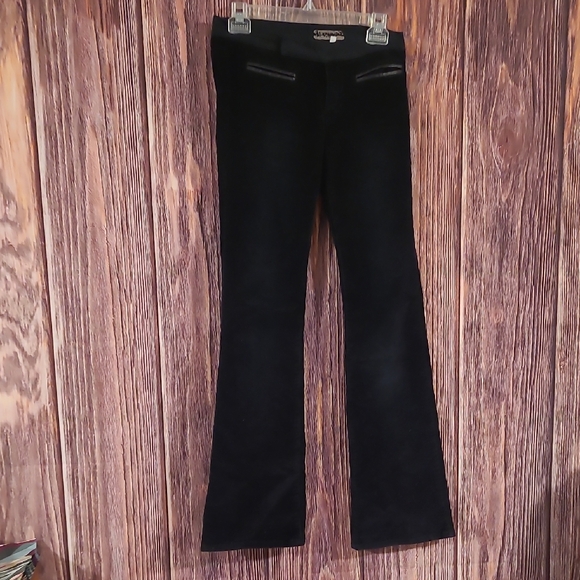 david biston Pants - David Biston Black Flared Pants